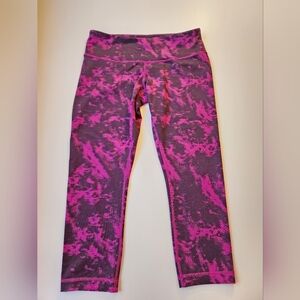 Lululemon Wunder Under Crop II Breezie Regal Plum Size 8